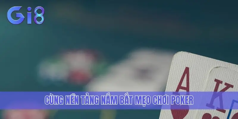 Cùng nền tảng nắm bắt mẹo chơi Poker